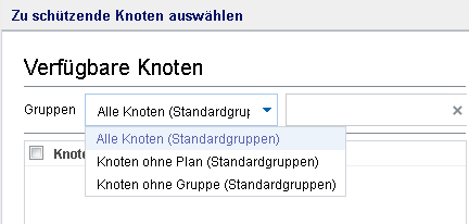 Filterknotengruppe