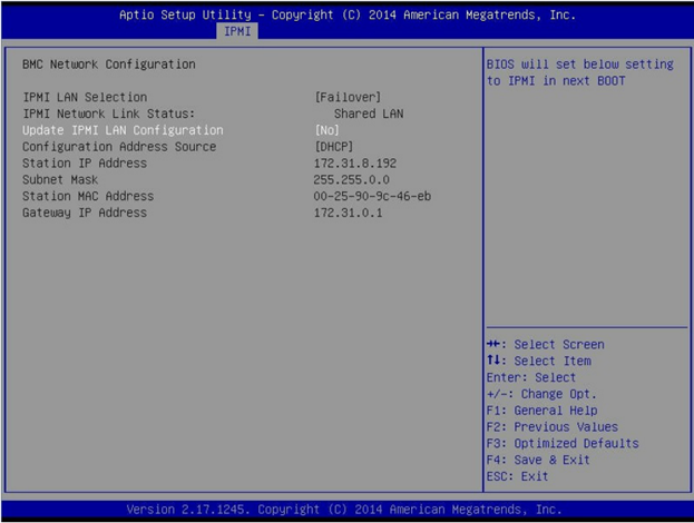 IPMI Tab