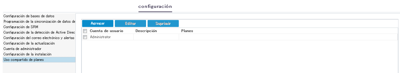 Cómo compartir un plan desde la configuración
