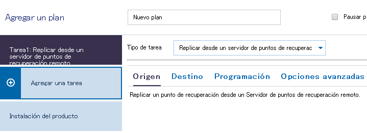 Replicación de la tarea para el administrador remoto