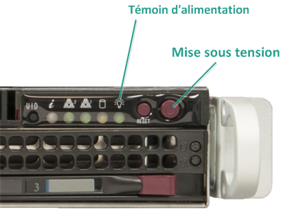 Commandes de l'appliance UDP