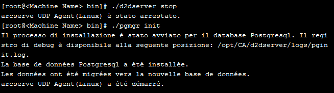 Comando per il backup di nodi multipli