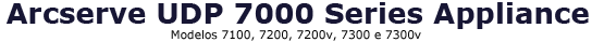 Arcserve UDP Série 7000 7400-7600v