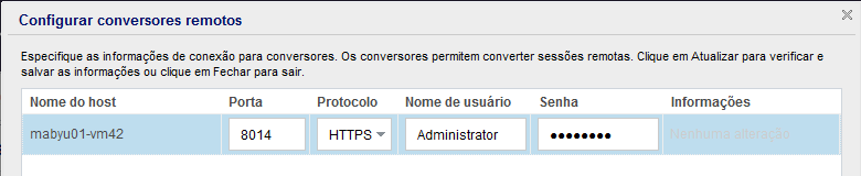 Configurar diagrama de conversores remotos