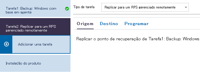 Replicar tarefa para administrador local