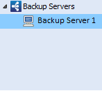 Backup Server Pane