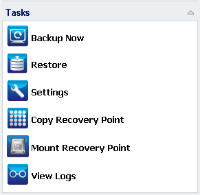 Home Page - Functionality Task Bar