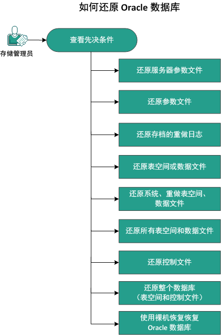 还原 Oracle 数据库的过程