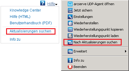 Suche nach Aktualisierungen