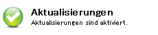 Grünes Symbol für Aktualisierungen