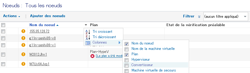 Option Activer le convertisseur
