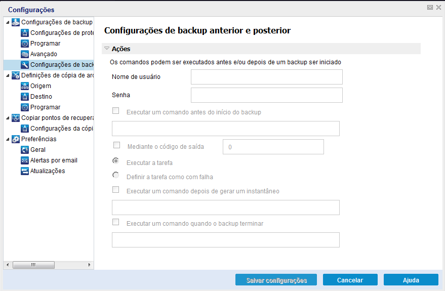 caadr--Configuração de backup - Configurações avançadas-W