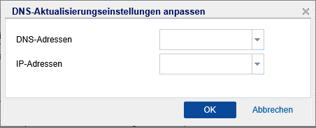 DNS-Aktualisierungseinstellungen anpassen
