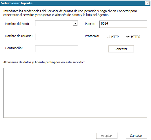 Reconstrucción completa - Cuadro de diálogo Seleccionar una carpeta.