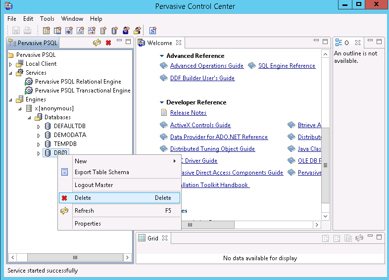 Ripristino dei database utente e di sistema nella posizione originale