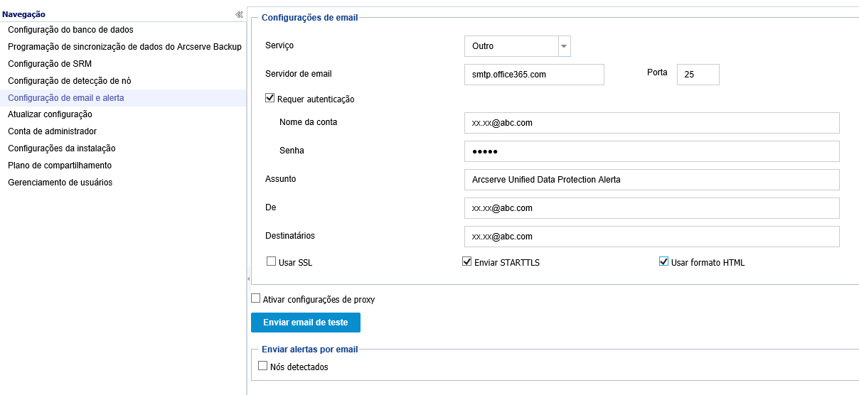 Recuperar usando uma VM no modo de espera virtual do VMware ou uma