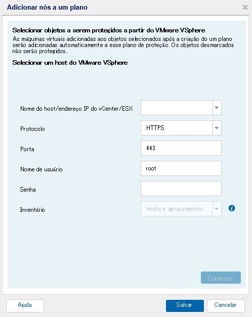 Adicionar nós ao console