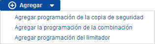 Realizar copia de seguridad ahora - Programación