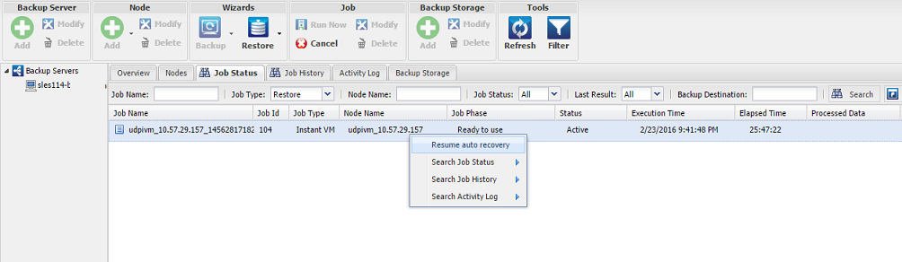 Linux IVM を独立した VM に変換