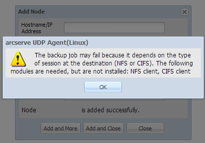 Skip client check dialog