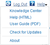 Help Menu