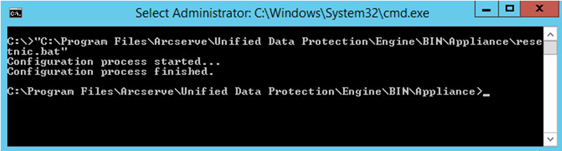 NIC Team-Command Prompt Message